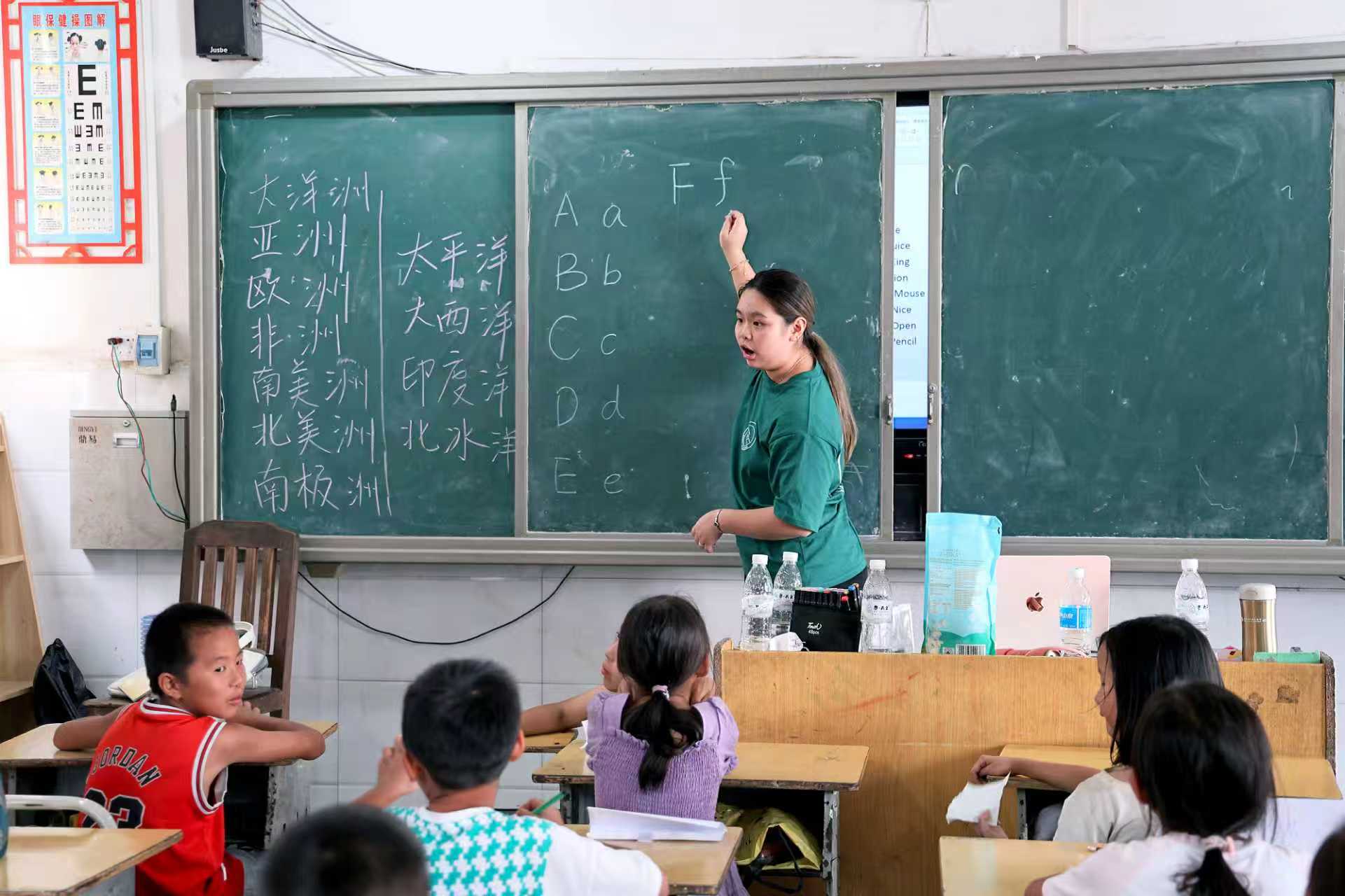Volunteer teaching session